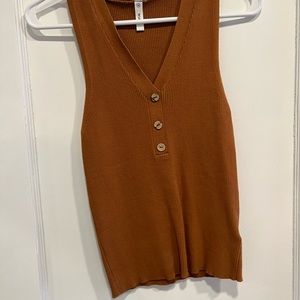 Burnt orange tank top